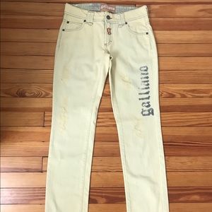 Galliano denim size 27
